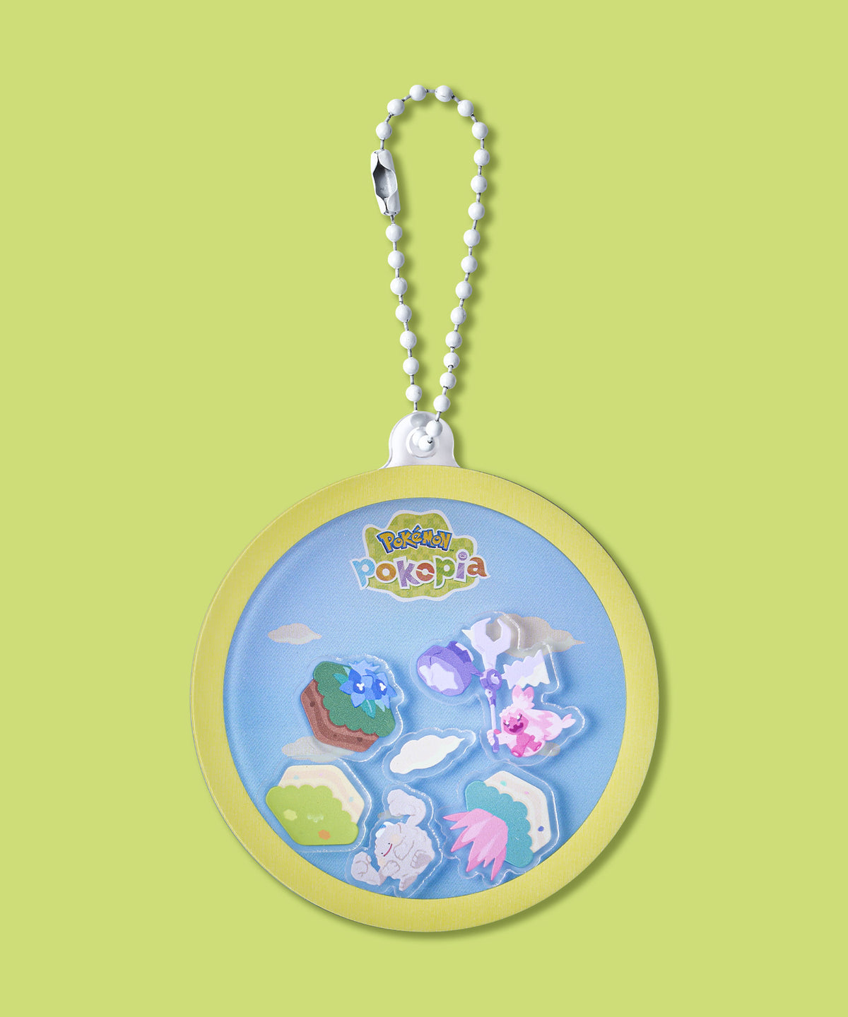 Pokémon Pokopia Acrylic Shaker Keyring - Garden Items