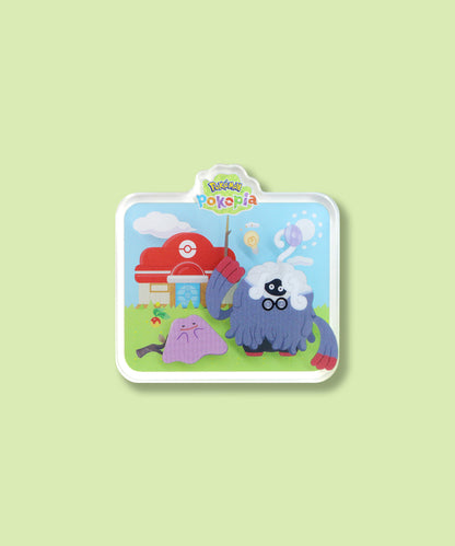 Pokémon Pokopia Acrylic Magnet - Professor Tangrowth