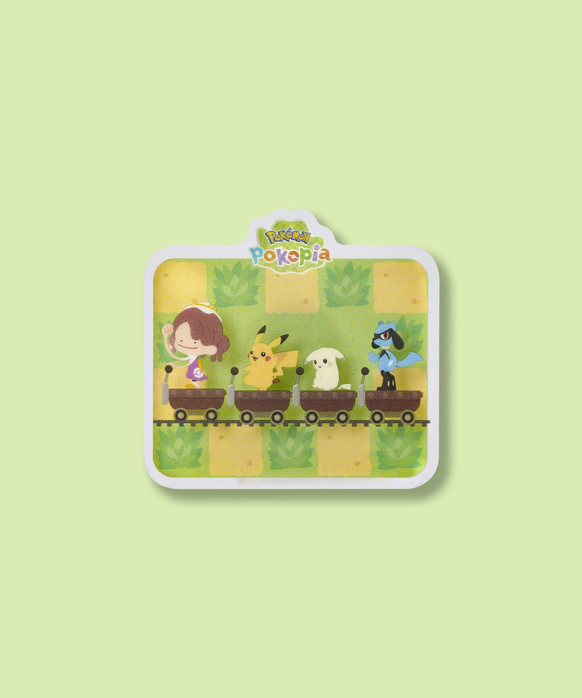 Pokémon Pokopia Acrylic Magnet - Pikachu, Peakychu & Riolu