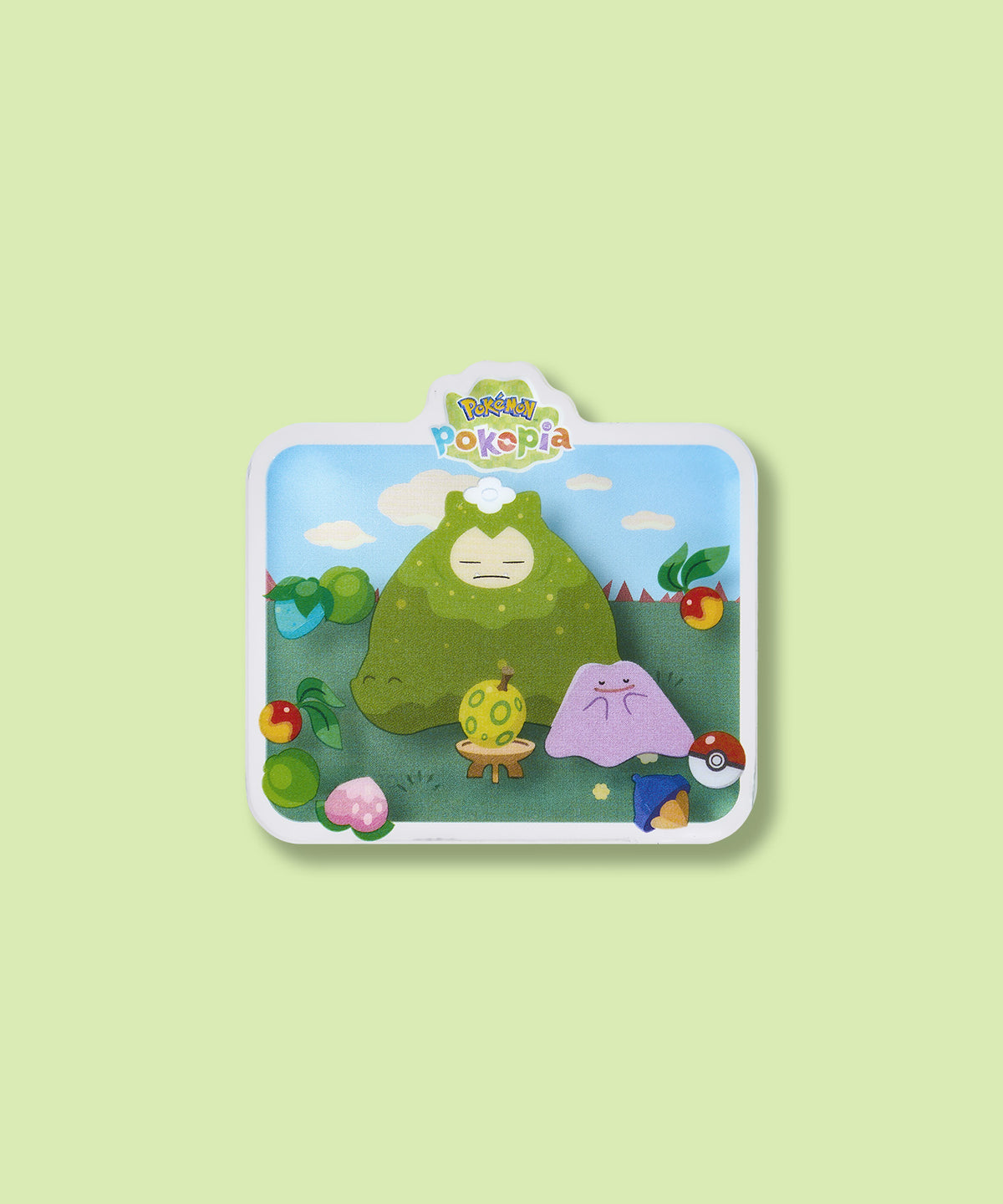 Pokémon Pokopia Acrylic Magnet - Mosslax