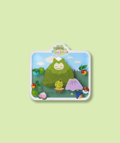 Pokémon Pokopia Acrylic Magnet - Mosslax