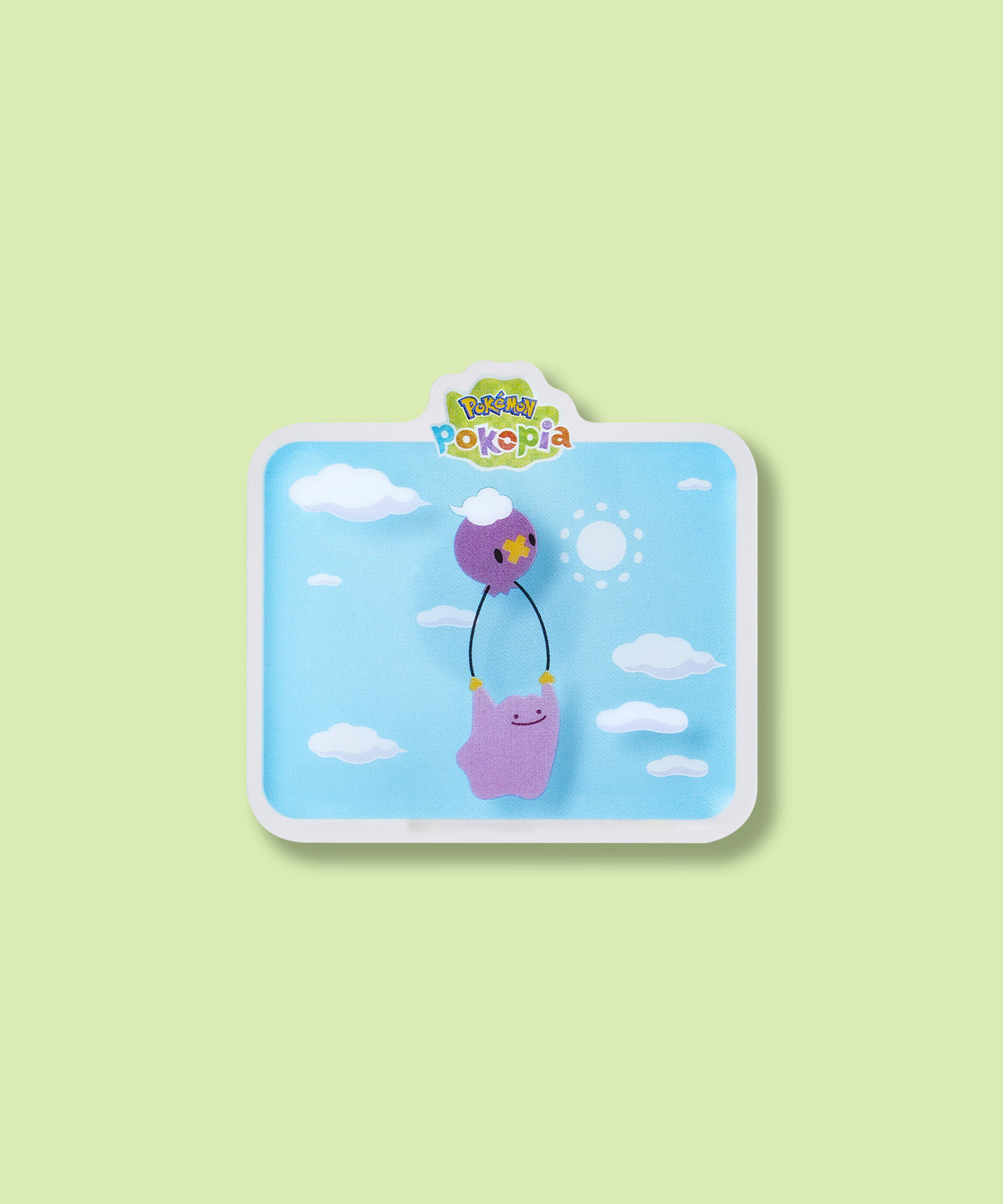 Pokémon Pokopia Acrylic Magnet - Ditto & Drifloon