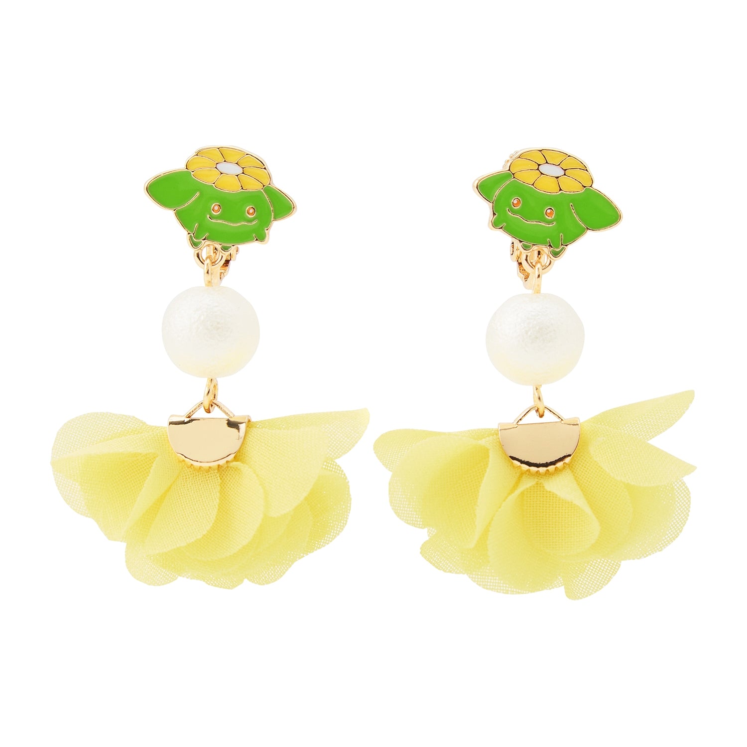 Pokémon Skiploom Clip-On Earrings