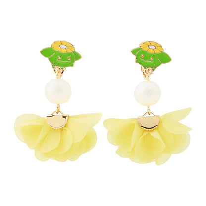 Pokémon Skiploom Clip-On Earrings