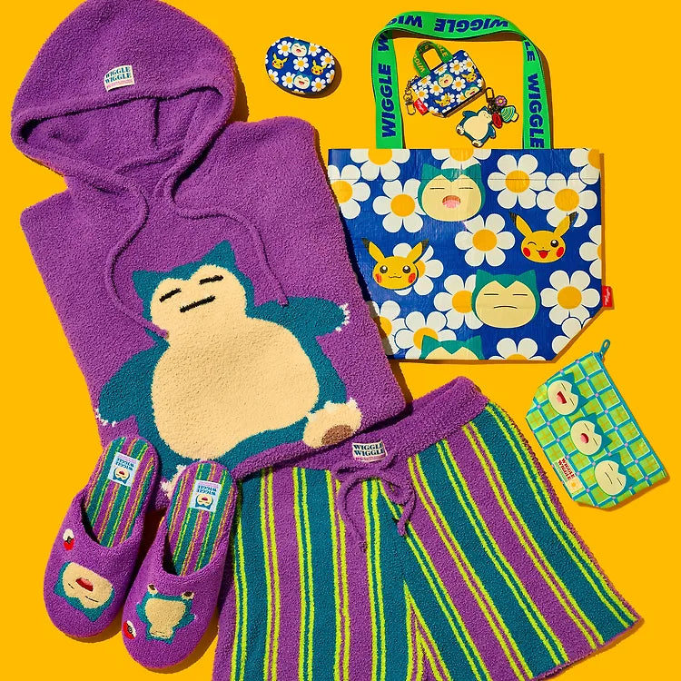 Korea Exclusive｜Pokémon x Wiggle Wiggle Snorlax Special Edition Hooded Pajama Set