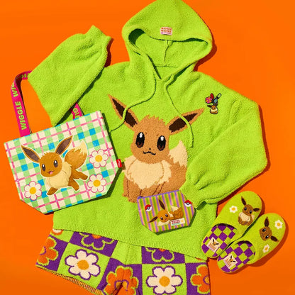 Korea Exclusive｜Pokémon x Wiggle Wiggle Eevee Special Edition Hooded Pajama Set