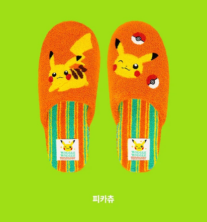 Korea Exclusive｜Pokémon x Wiggle Wiggle Special Edition Terry Home Slippers