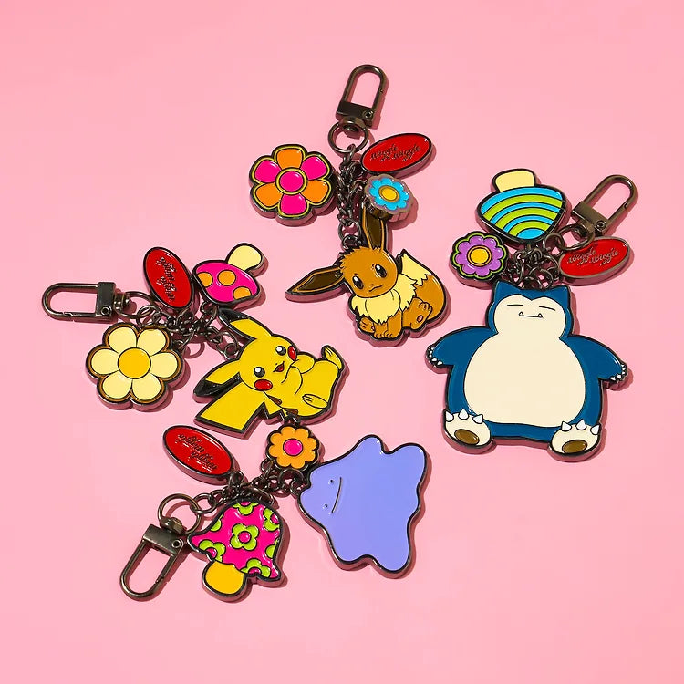Korea Exclusive｜Pokémon x Wiggle Wiggle  Special Edition Metal Charm Keyring