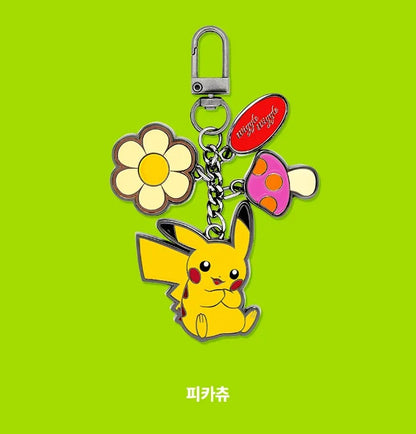 Korea Exclusive｜Pokémon x Wiggle Wiggle  Special Edition Metal Charm Keyring