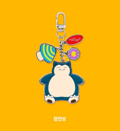 Korea Exclusive｜Pokémon x Wiggle Wiggle  Special Edition Metal Charm Keyring