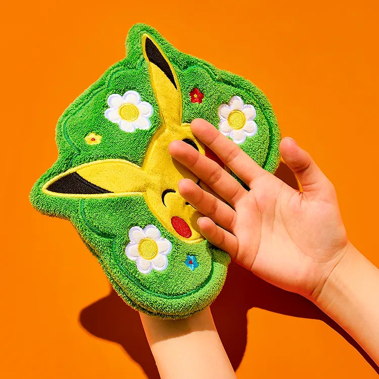 Korea Exclusive｜Pokémon x Wiggle Wiggle  Special Edition Hand Loop Towel 2-Piece Set Pikachu & Ditto