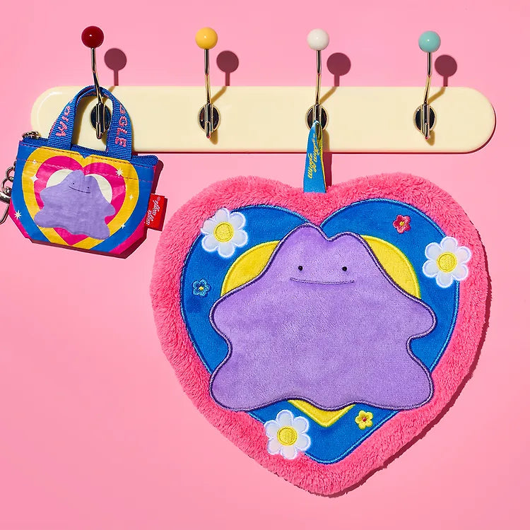 Korea Exclusive｜Pokémon x Wiggle Wiggle  Special Edition Hand Loop Towel 2-Piece Set Pikachu & Ditto