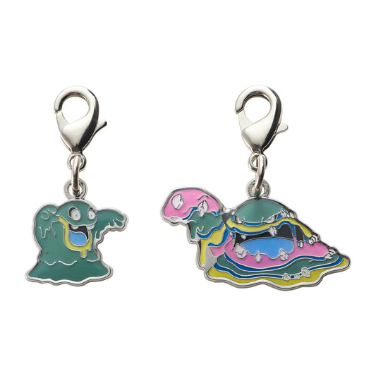 Pokémon Alolan Grimer & Alolan Muk Metal Charm