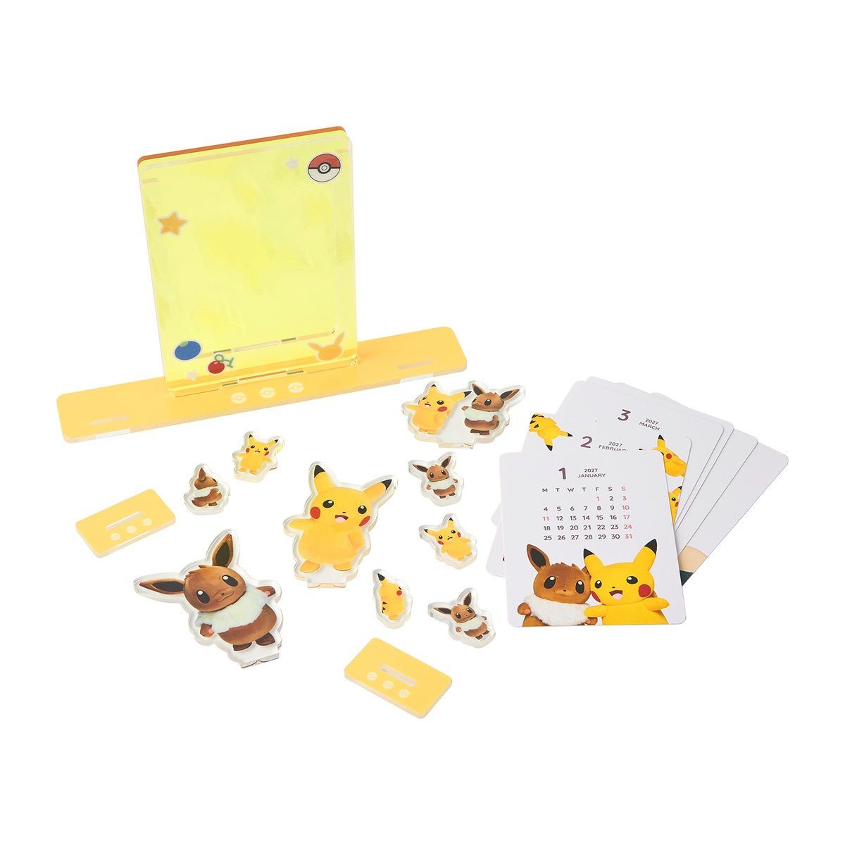 Pokémon Acrylic Frame Calendar 2027