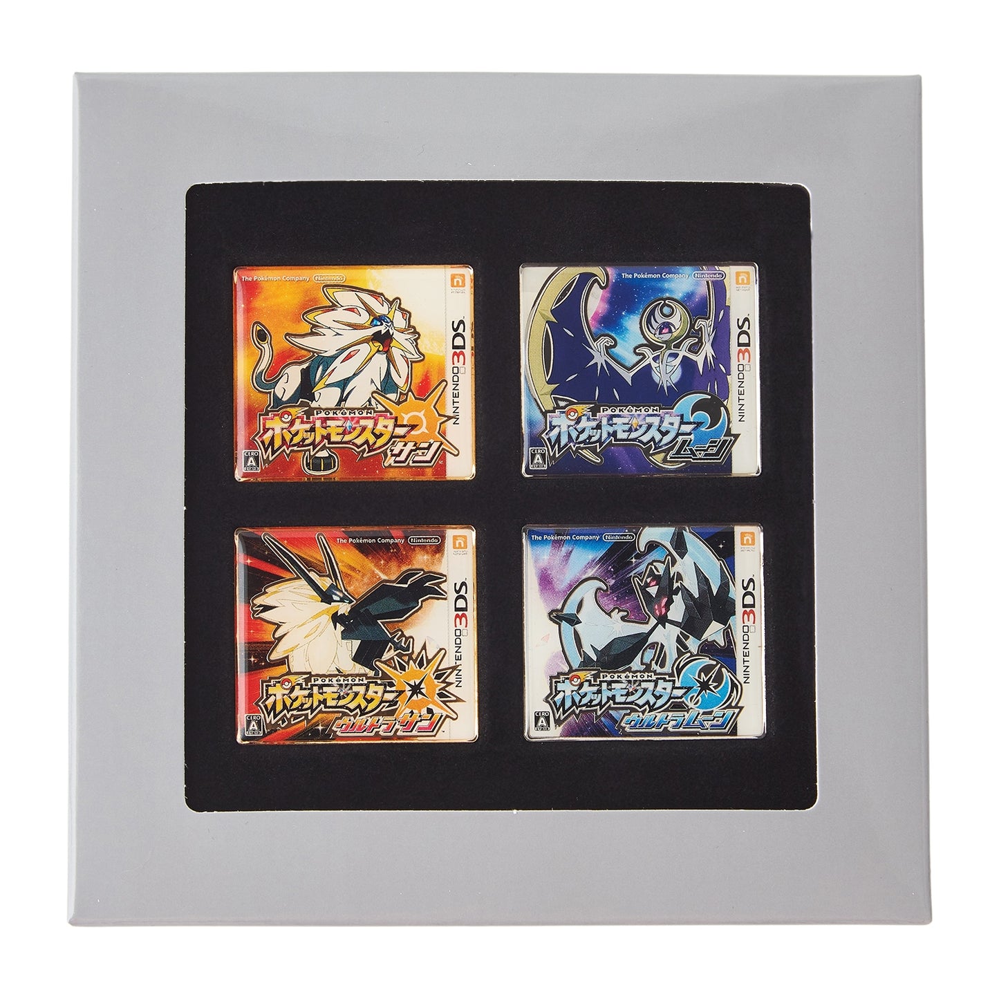Pokémon Sun & Moon Ultra Sun & Ultra Moon Package Pins