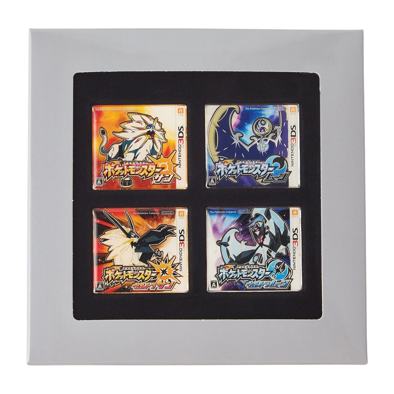 Pokémon Sun & Moon Ultra Sun & Ultra Moon Package Pins