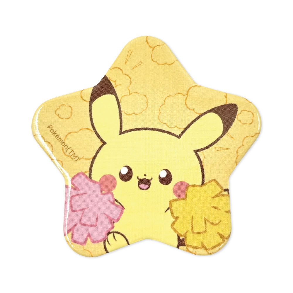 PokéPeace Sports Pikachu & Tandemaus Star-Shaped Pin Badge Set - image 2