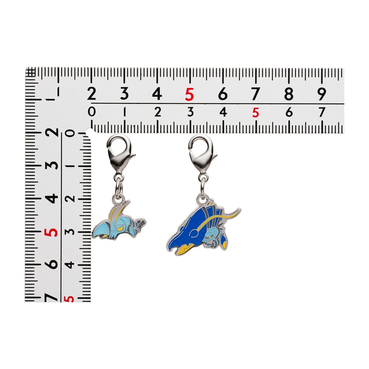 Pokémon Clauncher & Clawitzer National Pokédex Metal Charm