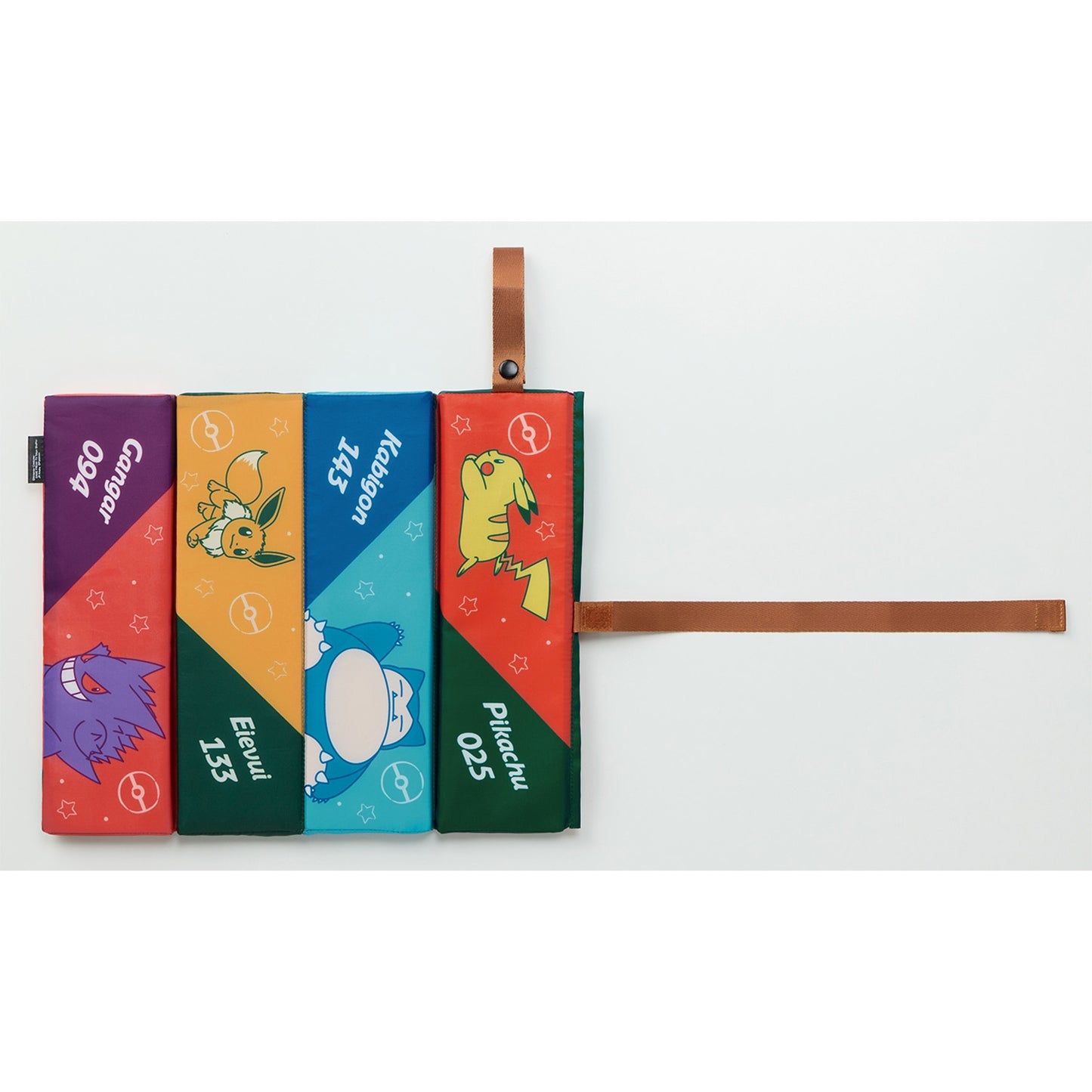 Japan｜ Pokémon Pikachu, Snorlax, Eevee & Gengar Portable Cushion