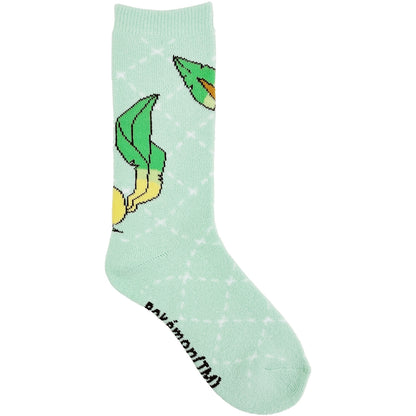 Pokémon Leafeon Plaid Fleece-Lined Room Socks additional product view