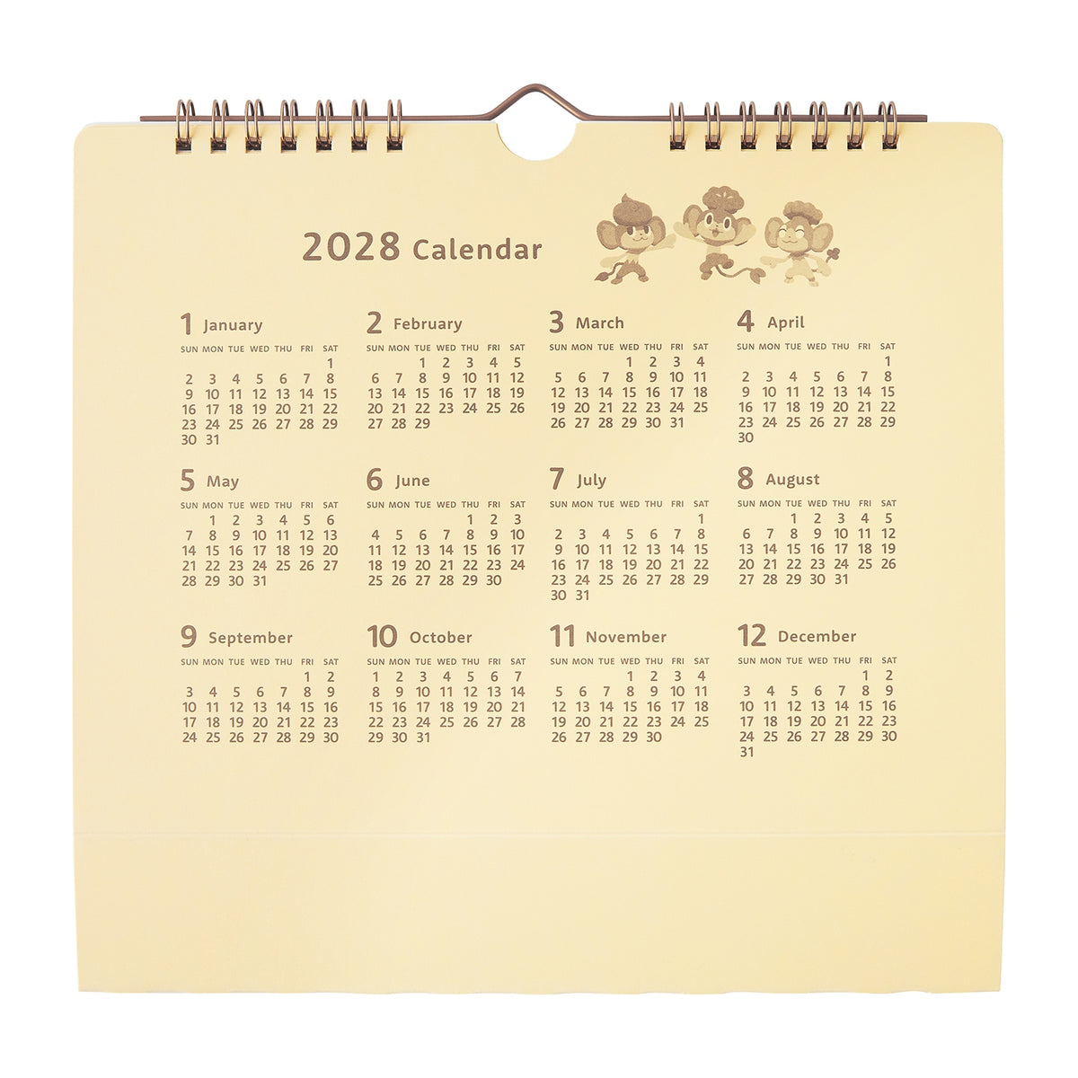Pokémon 2027 Postcard Calendar Seasonal Situations