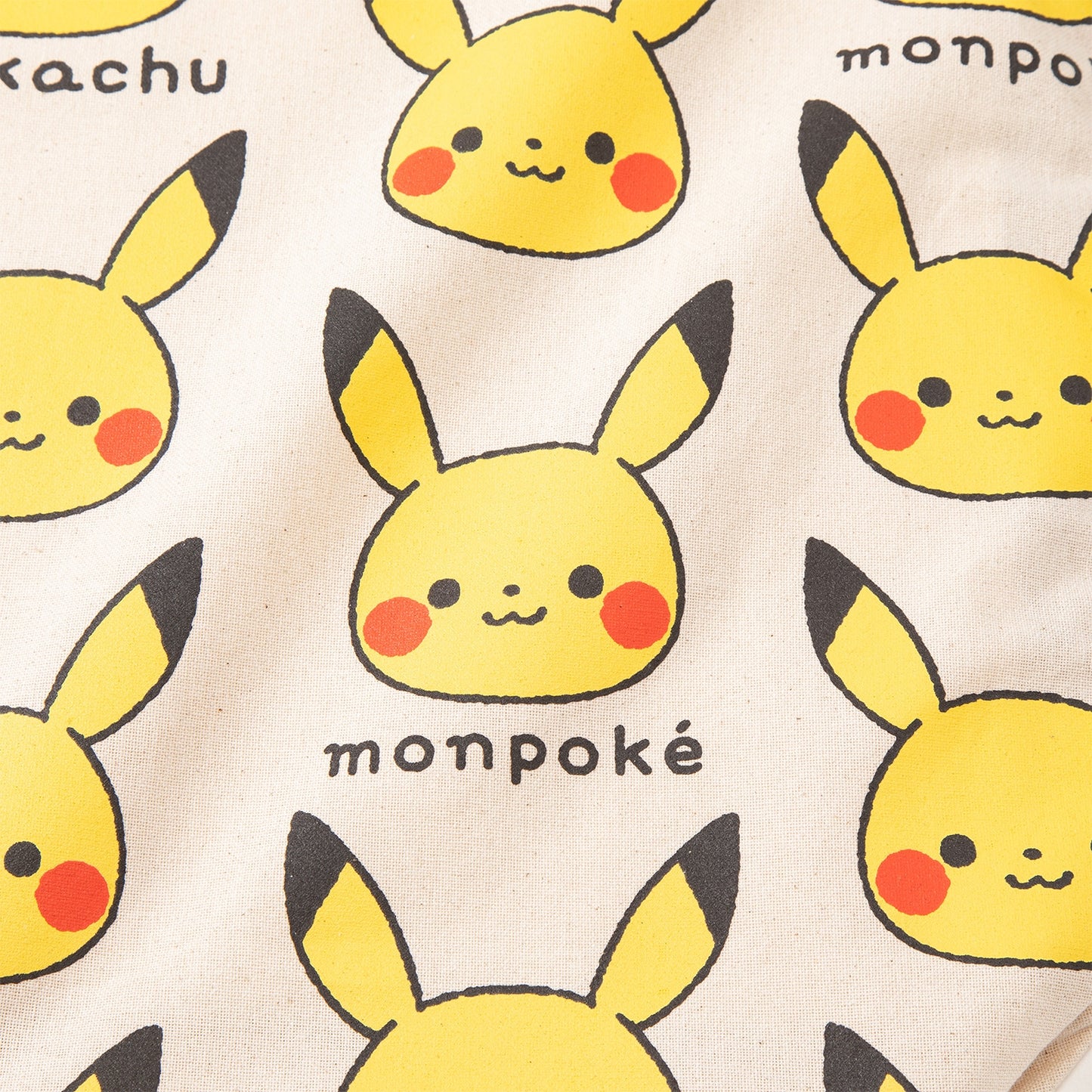 Pokémon Monpoké ROOTOTE Cotton Tote Bag Yellow