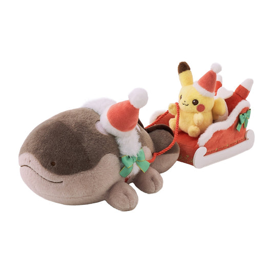 Japan｜ Pokémon Christmas Junbi Chu! Gift Delivery Pikachu & Clodsire Plush
