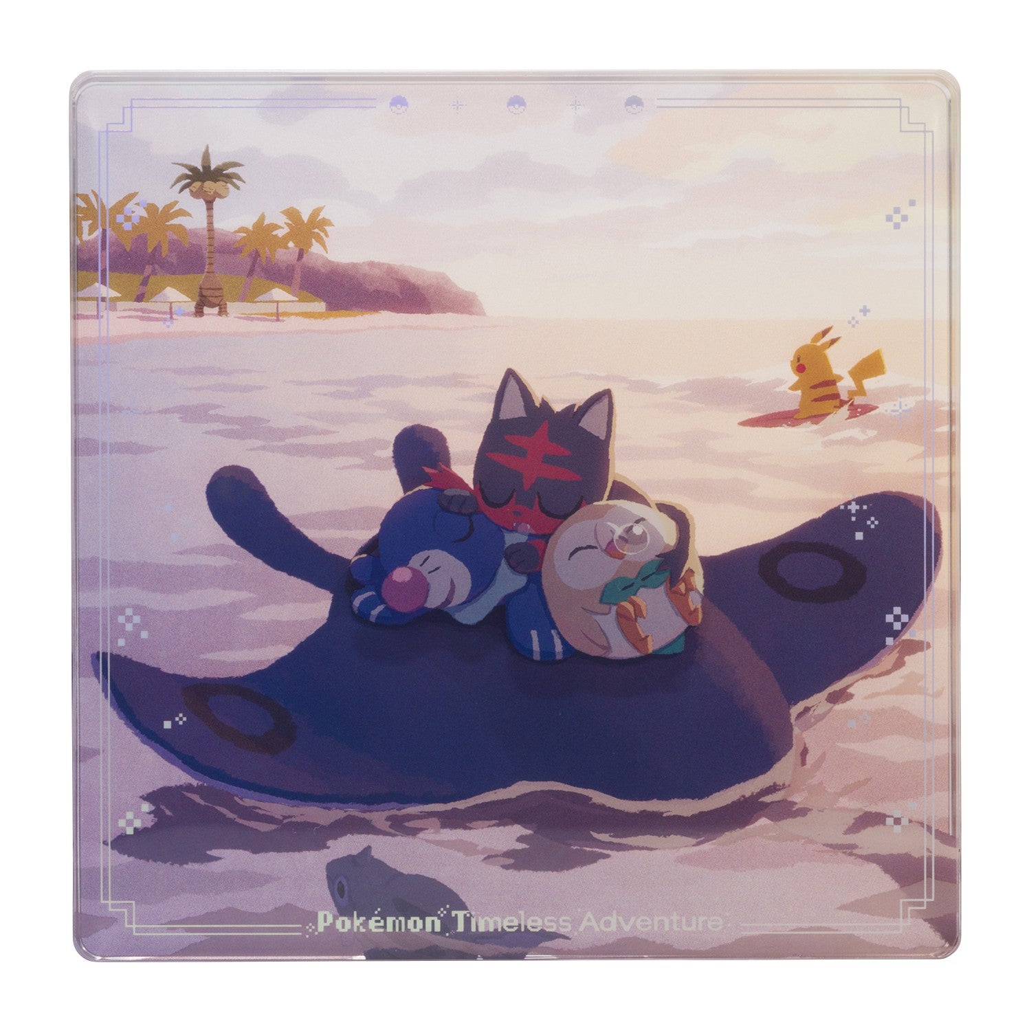 Pokémon Timeless Adventure Alola Acrylic Block