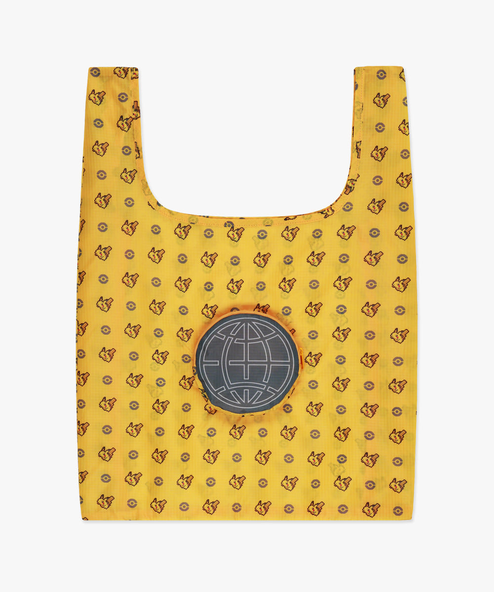 Pokémon Pixel Art Monster-Ball Packable Bag Yellow