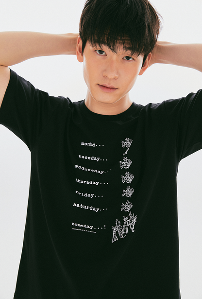 Korea｜ Pokémon x Spao Short Sleeve T-Shirt - Black