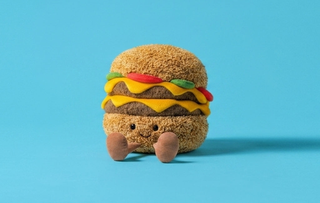 Jellycat Diner Special Set- Amuseables McKenna Burger