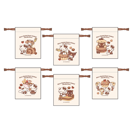 Sanrio HELLO KITTY’S SWEETS MARKET Trading Mini Pouch - Random