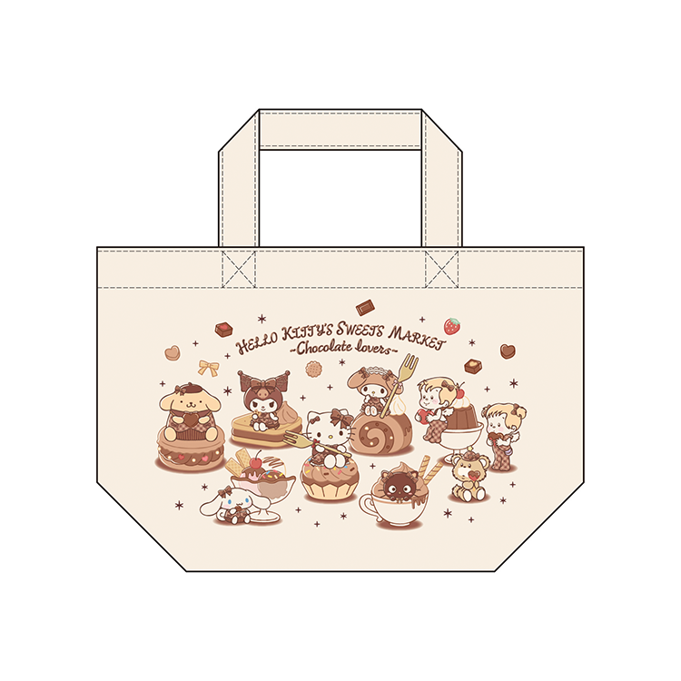 Sanrio HELLO KITTY’S SWEETS MARKET Lunch Tote Bag - Lunch Tote Bag