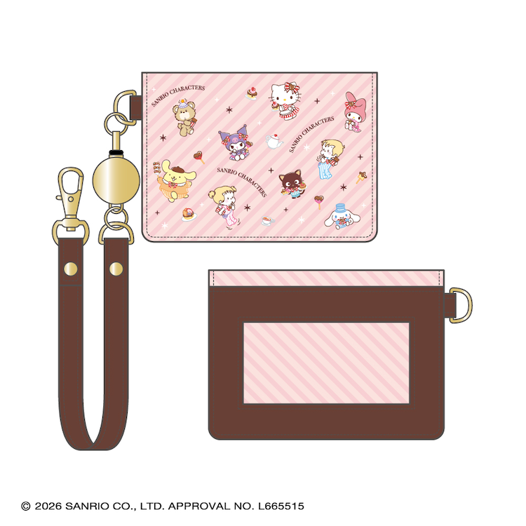Sanrio HELLO KITTY’S SWEETS MARKET Bi-Fold Pass Case - Bi-Fold Pass Case