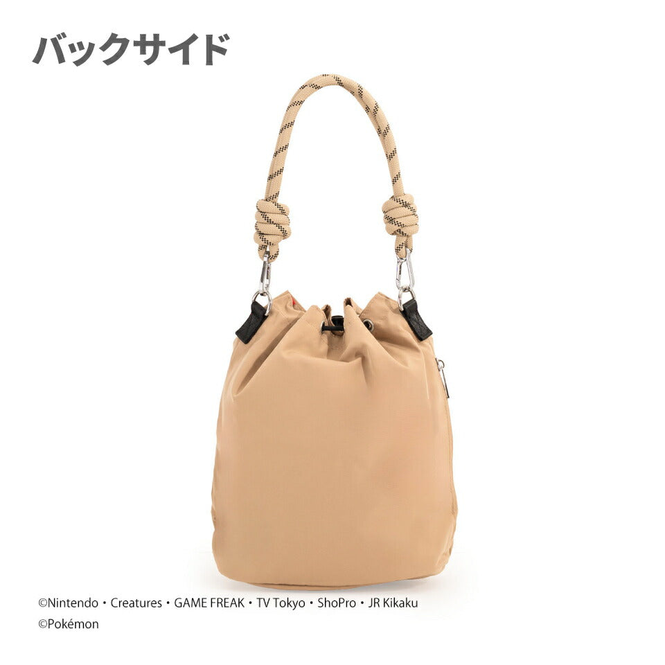 Japan｜ Pokémon Pikachu 2-Way Bucket Bag - Beige