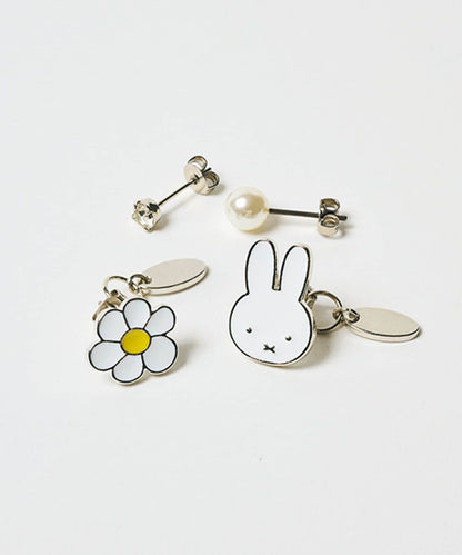 Japan｜ Dick Bruna Miffy Four-Pair Earring Set