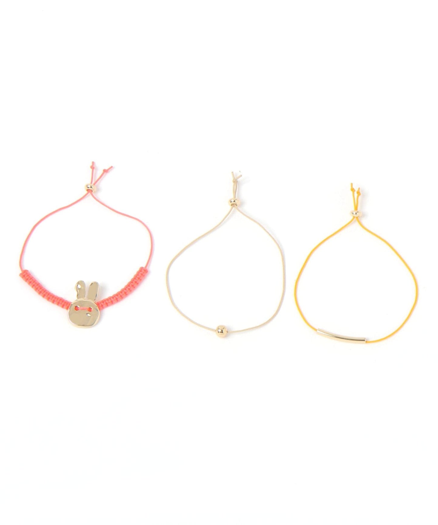 Japan｜ Dick Bruna Cord Bracelet Set Pink