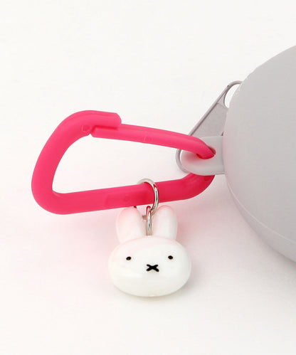 Japan｜ Dick Bruna Miffy Silicone Carabiner Pouch-Light Gray