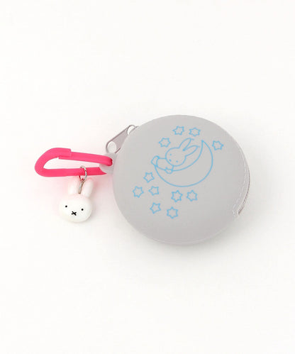 Japan｜ Dick Bruna Miffy Silicone Carabiner Pouch-Light Gray