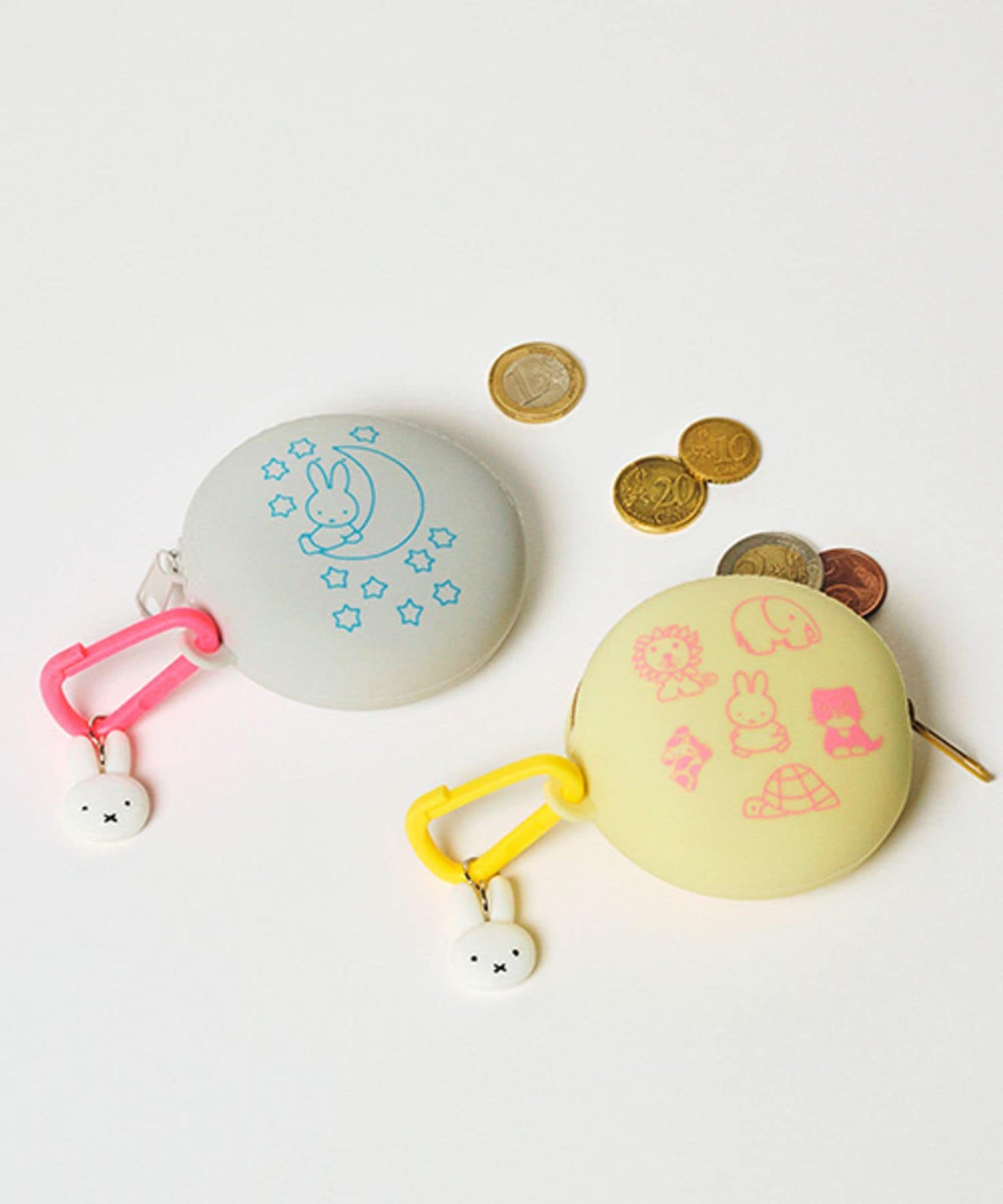 Japan｜ Dick Bruna Miffy Silicone Carabiner Pouch-Yellow