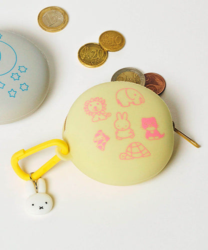 Japan｜ Dick Bruna Miffy Silicone Carabiner Pouch-Yellow