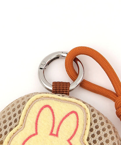 Japan｜ Dick Bruna Carabiner Mesh Pouch - Orange