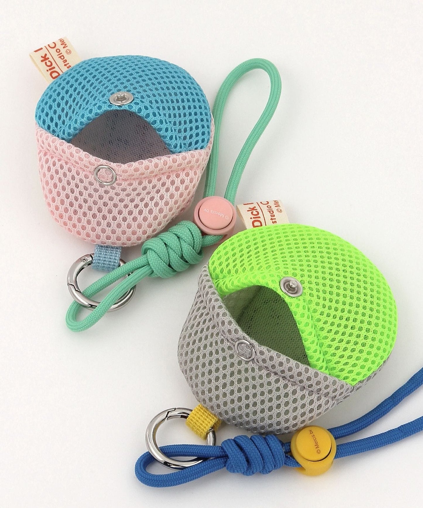 Japan｜ Dick Bruna Carabiner Mesh Pouch - Blue Green