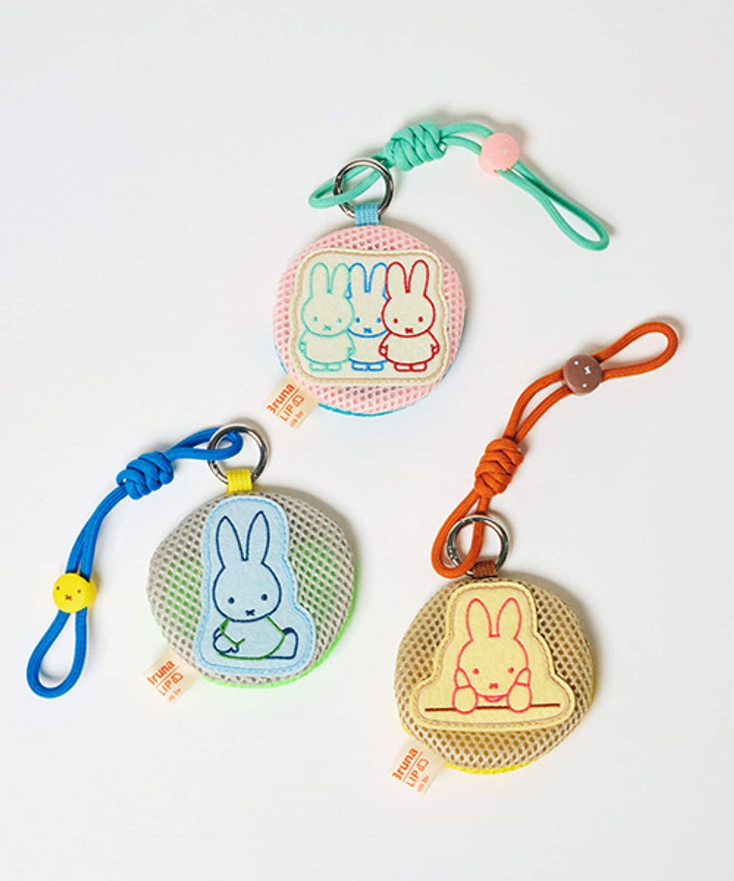 Japan｜ Dick Bruna Carabiner Mesh Pouch - Blue