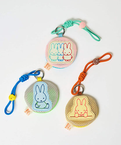 Japan｜ Dick Bruna Carabiner Mesh Pouch - Blue