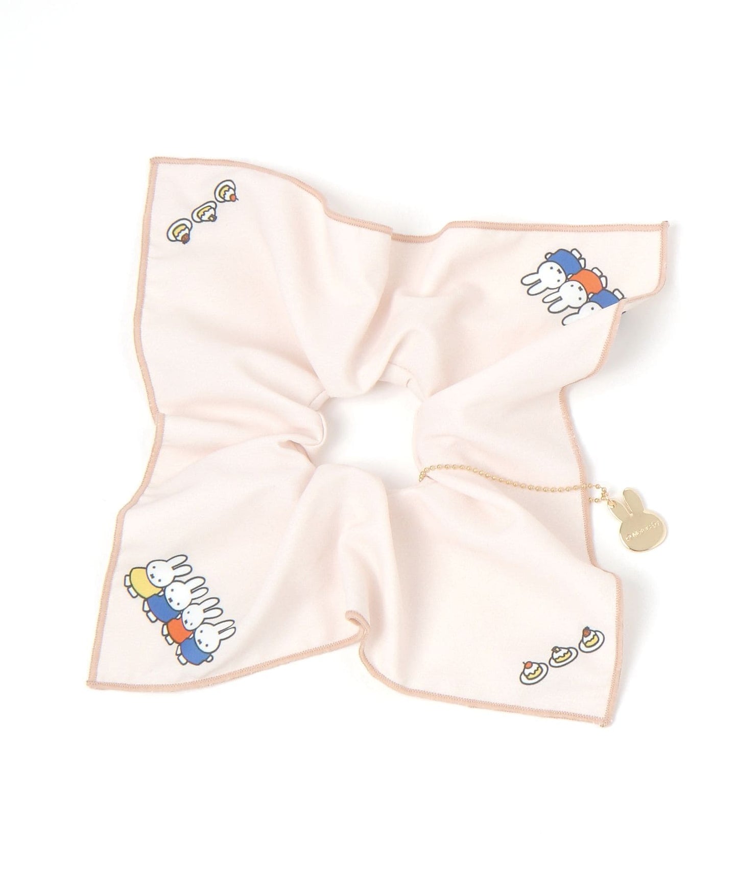 Japan｜ Dick Bruna Miffy Scarf Scrunchie - Light Beige