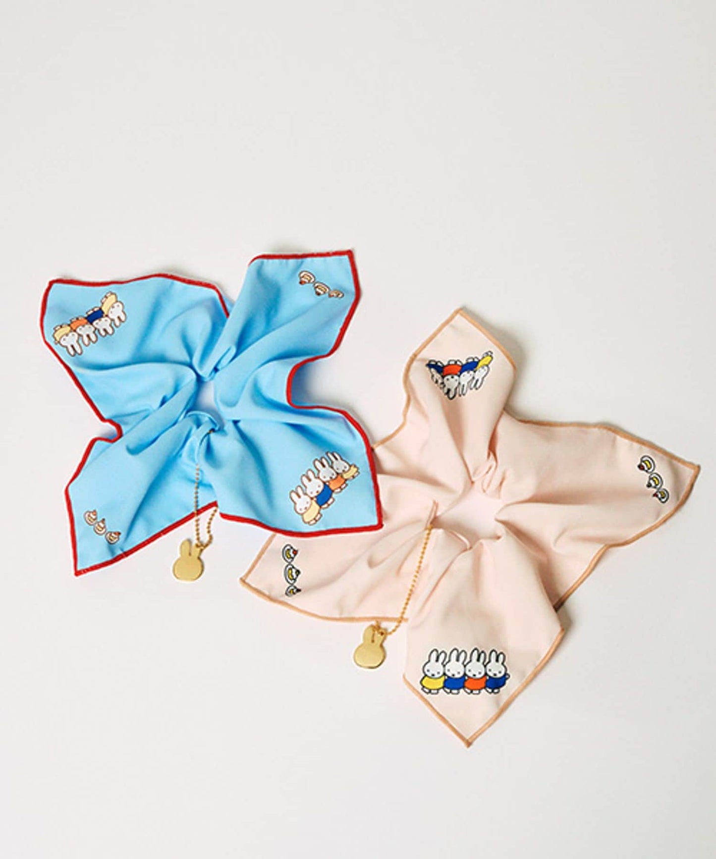 Japan｜ Dick Bruna Miffy Scarf Scrunchie - Light Beige
