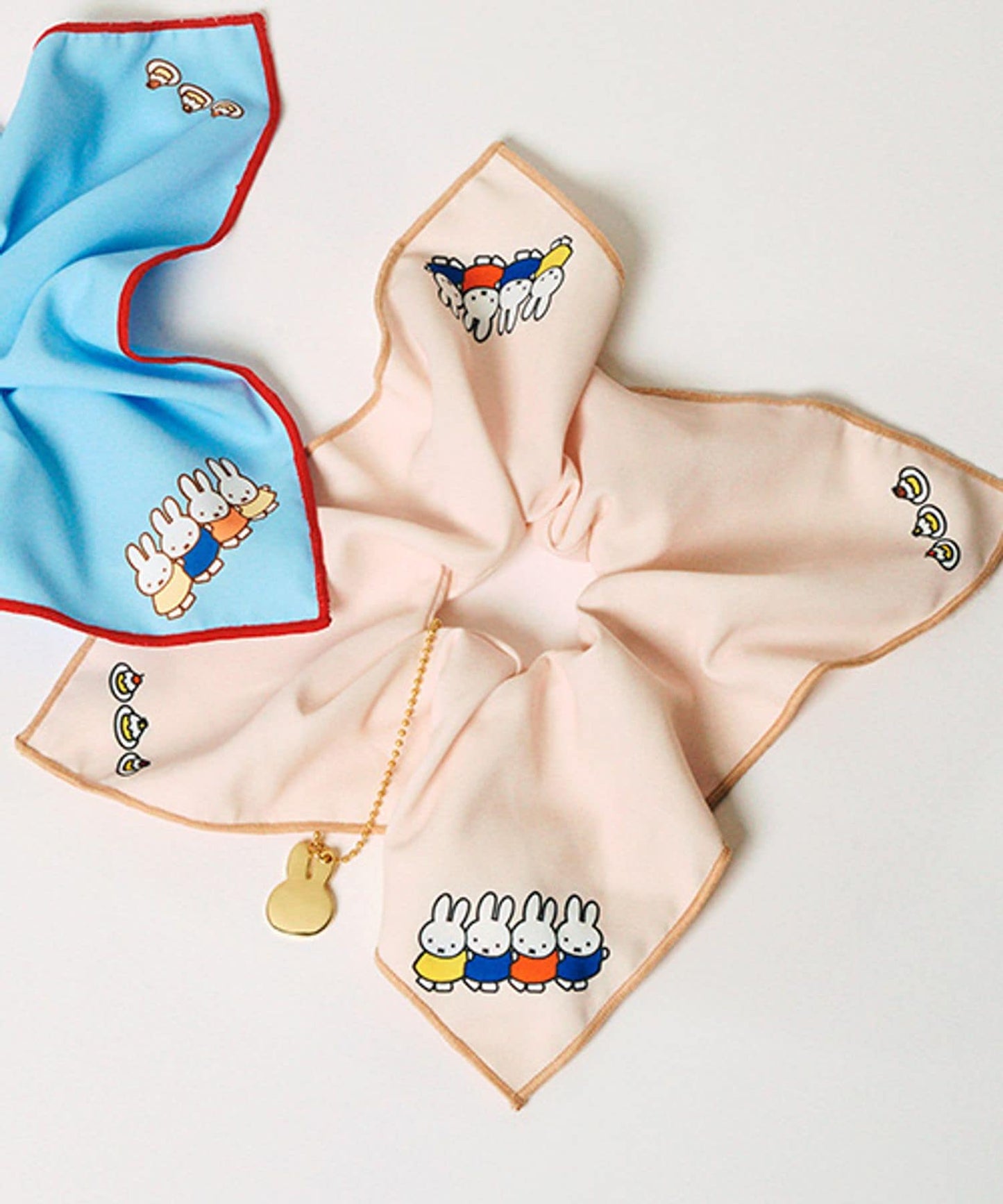 Japan｜ Dick Bruna Miffy Scarf Scrunchie - Light Beige
