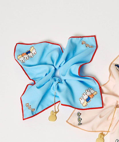 Japan｜ Dick Bruna Miffy Scarf Scrunchie - Light Beige