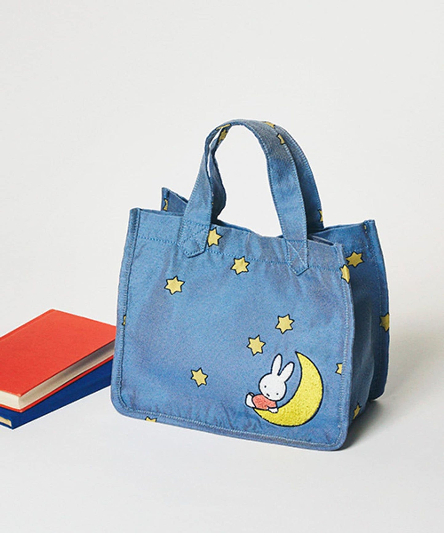 Japan｜ Dick Bruna Miffy Jacquard Mini Tote Bag - Blue